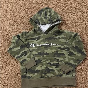 Champion Kids Green Camo Hoodie